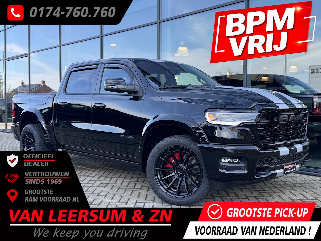 Dodge Ram 1500 - Limited XXL | Pano | H&K | 22" | Flares | Passenger screen - AutoWereld.nl