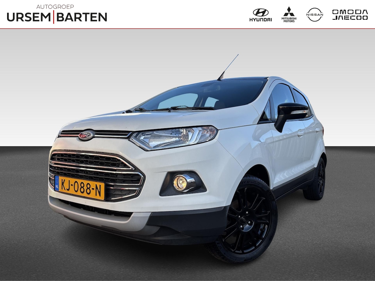 Ford EcoSport - 1.0 EcoBoost Titanium | Airco (automatisch) | Lederen/stof bekleding | Lichtmetalen velgen - AutoWereld.nl