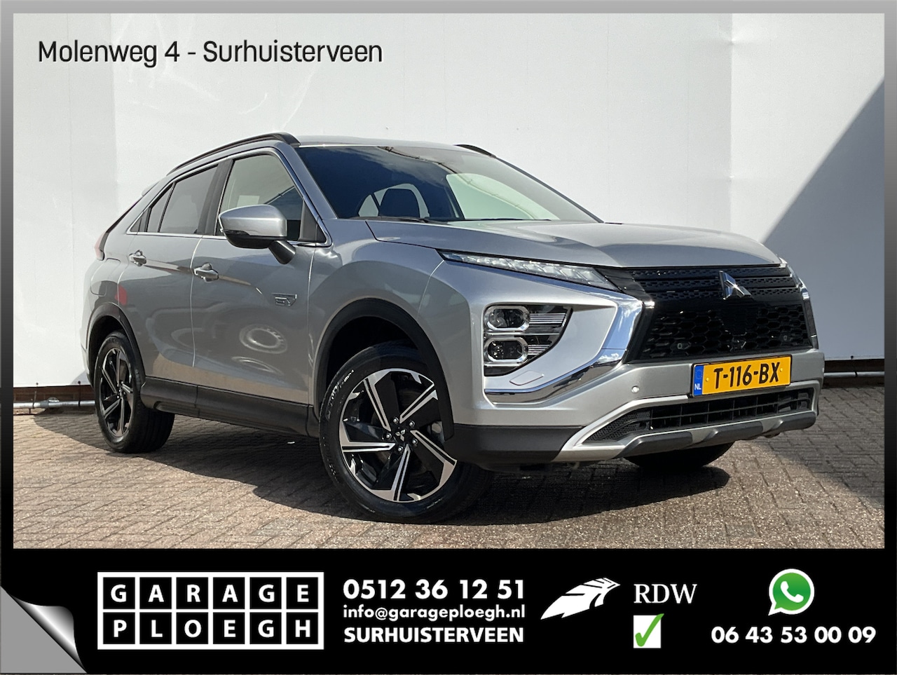 Mitsubishi Eclipse Cross - 2.4 PHEV AWD IntenseCamera Trekhaak Navigatie Audio LMV - AutoWereld.nl