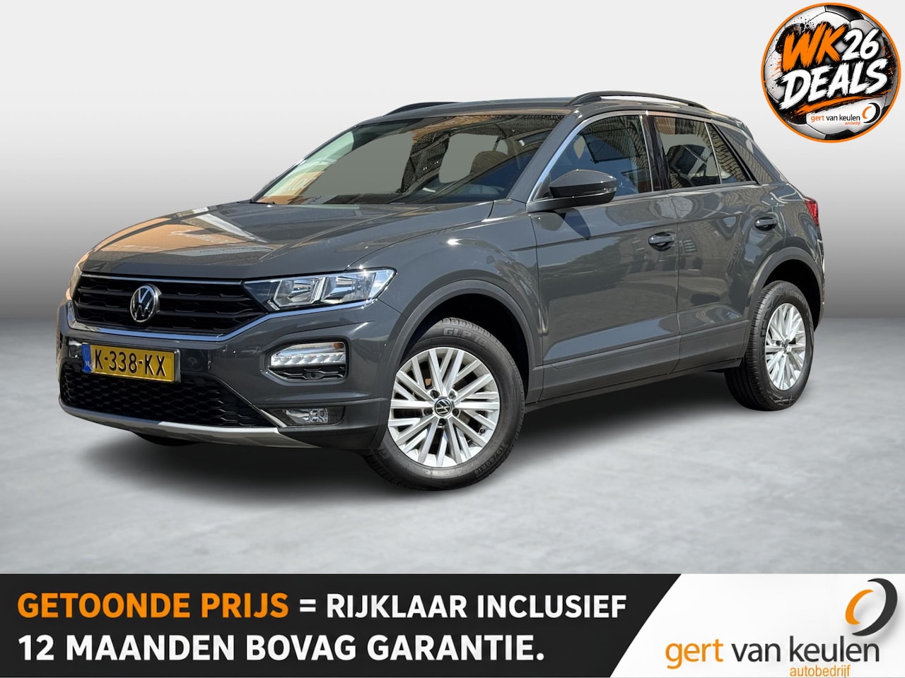 Volkswagen T-Roc - 1.0 TSI STYLE ACC-CRUISE/CARPLAY/PDC/LMV/NL-AUTO/1E EIG/49.000KM! - AutoWereld.nl
