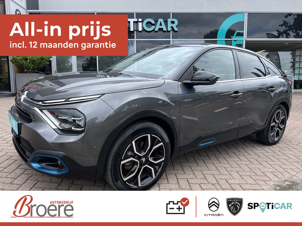 Citroën Ë-C4 - 50 KWh 16 pk Feel Pack Automaat Range tot 310 km Head up display - AutoWereld.nl