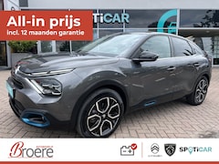 Citroën Ë-C4 - 50 KWh 16 pk Feel Pack Automaat Range tot 310 km Head up display