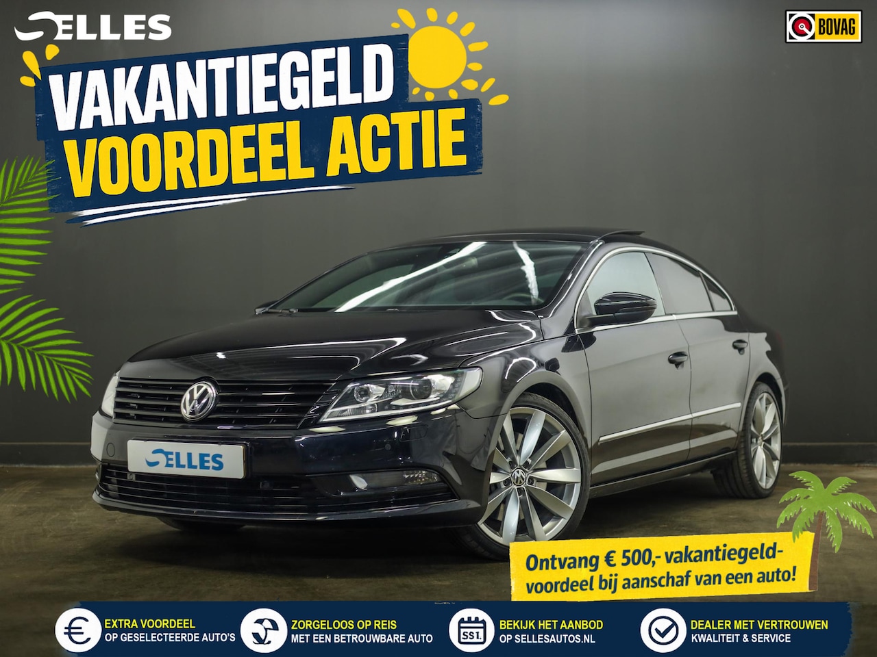 Volkswagen CC - 3.6 V6 4Motion | Airco | Climate Control | Stoel Ventilatie | Stoel Verwarming | Stoel Mas - AutoWereld.nl