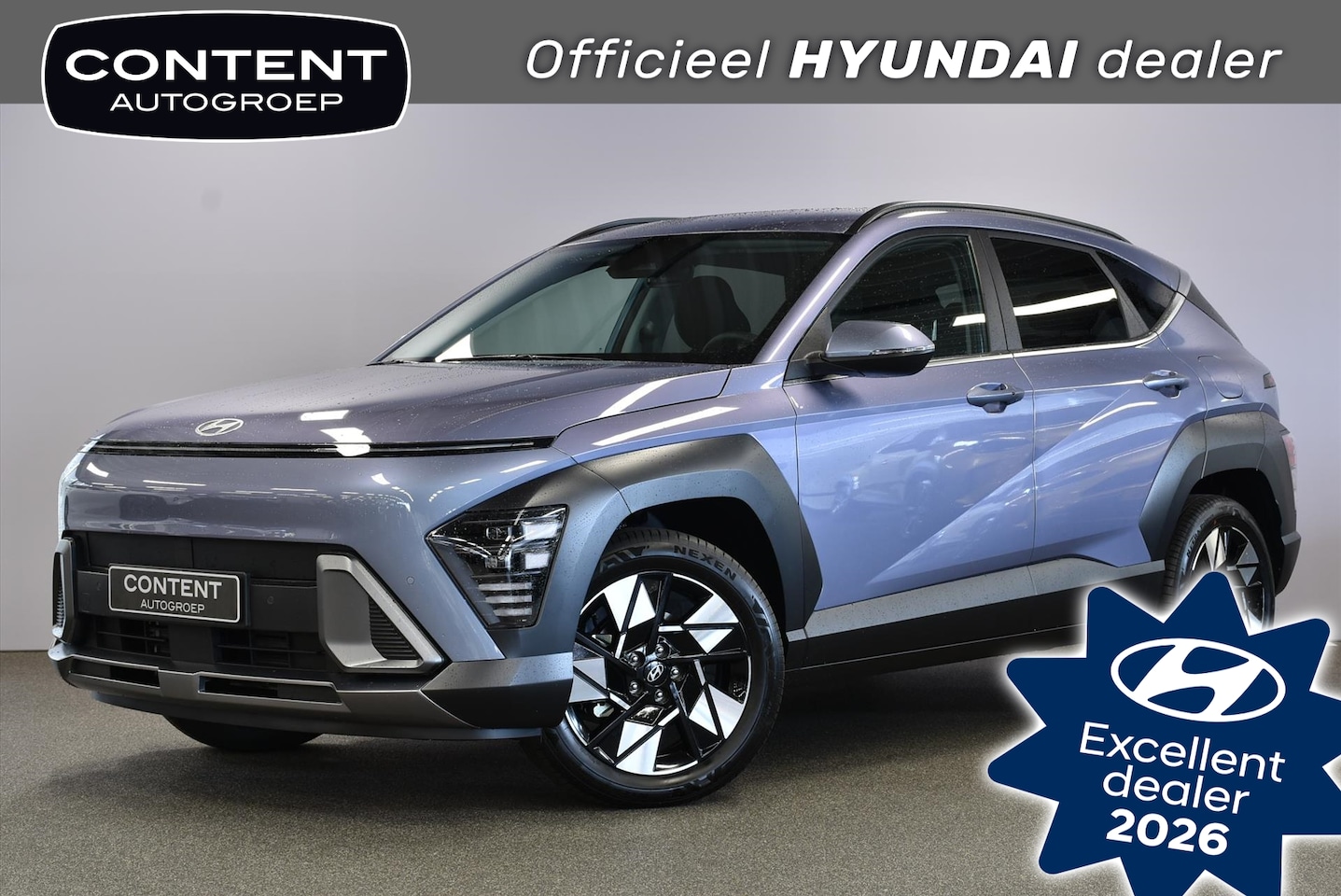 Hyundai Kona - 1.6i Hybride DCT Comfort Smart I Elec. klep I Navi I Camera. - AutoWereld.nl