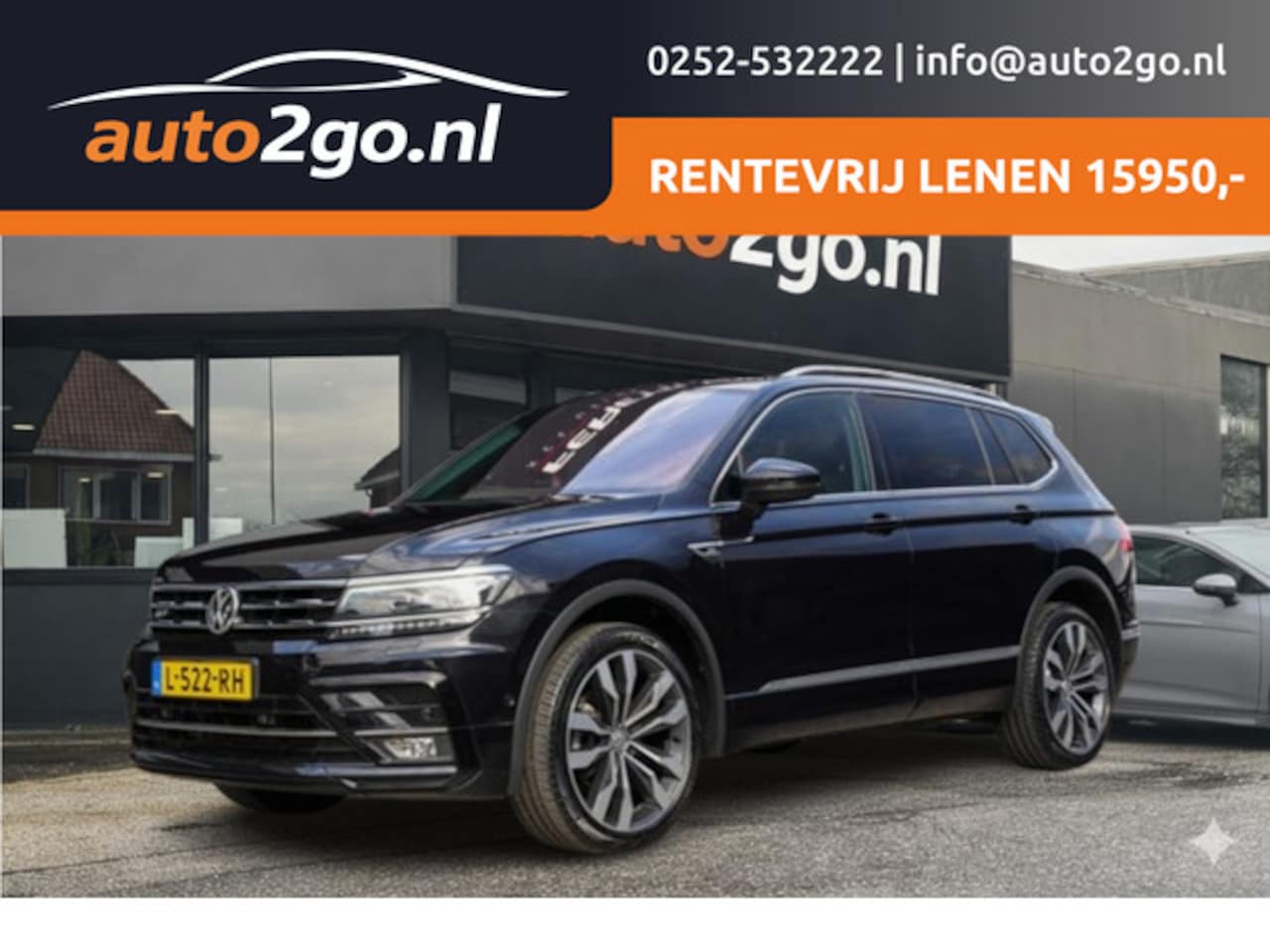 Volkswagen Tiguan Allspace - 1.5 TSI AUT7 3x R-LINE 7PERS PANODAK NAVI CAMERA DIGIDASH 20 INCH-LMV PARKASSIST PDC - AutoWereld.nl