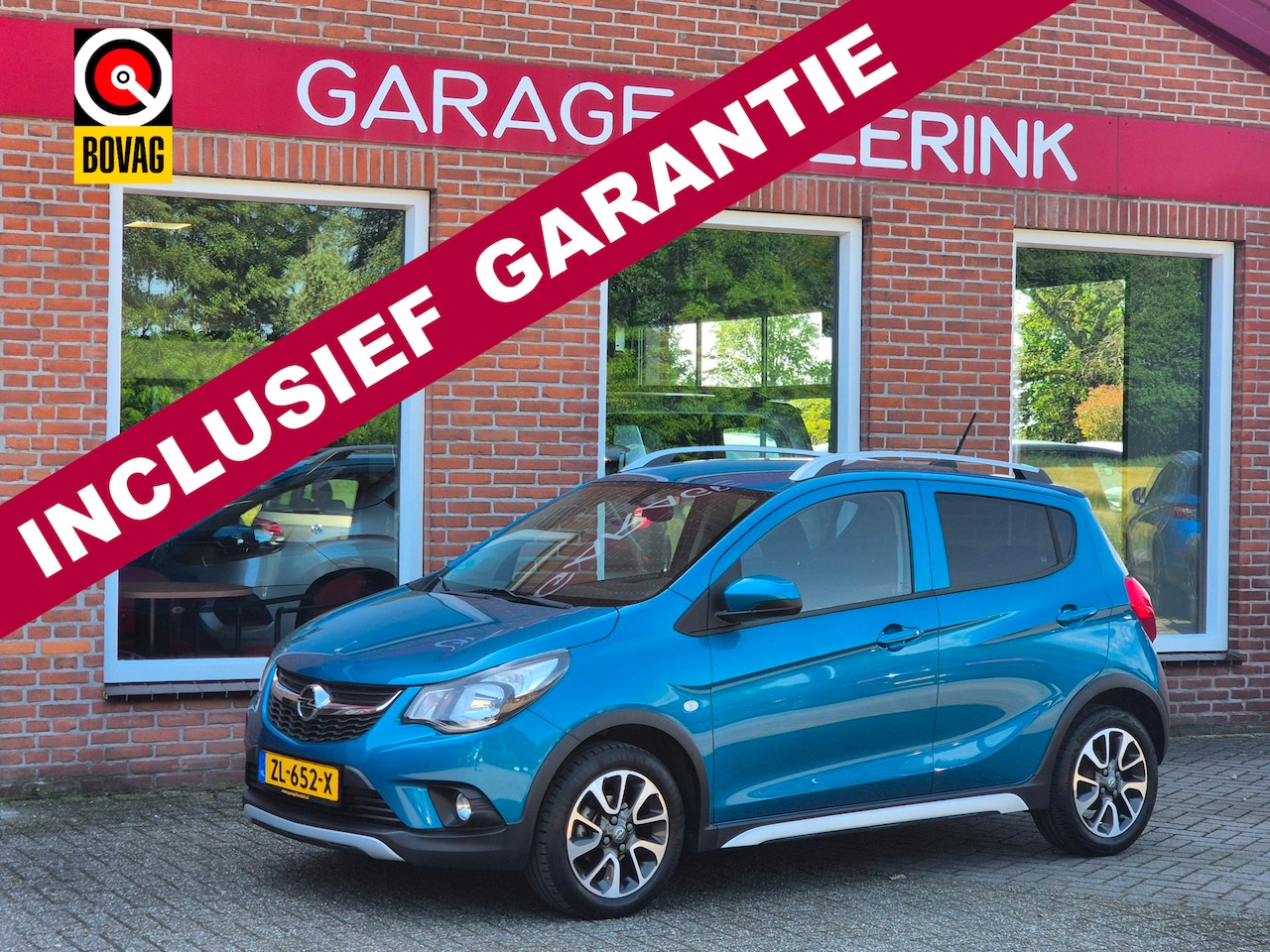 Opel Karl - 1.0 Rocks Online Edition 75PK 5drs airco, cruise, navi, pdc, carplay, dab - AutoWereld.nl