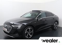 Audi e-tron Sportback - 55 quattro S edition 95 kWh | 408 pk | SoH 100% | Trekhaak | Virtuele buitenspiegels | Pan