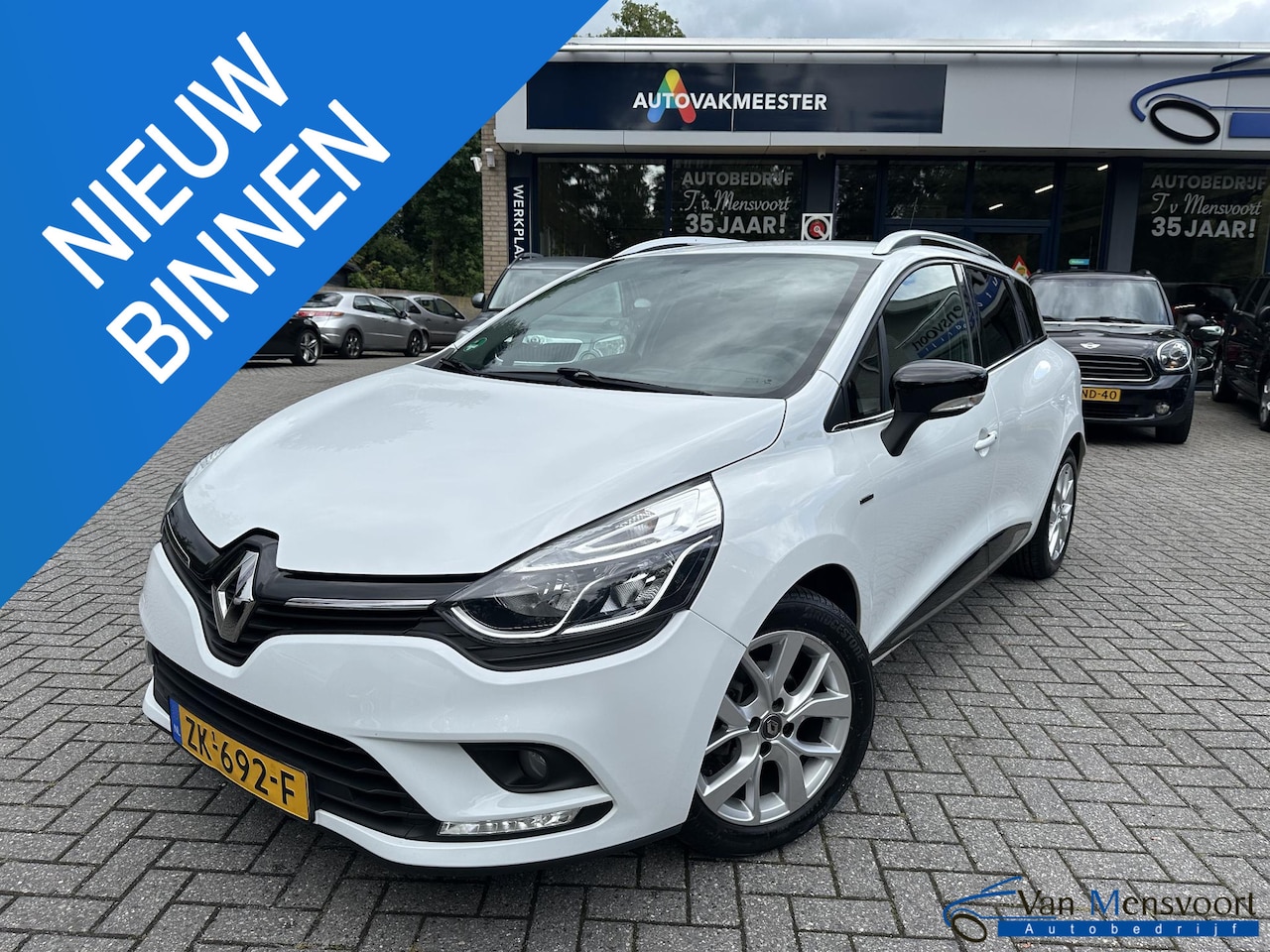 Renault Clio Estate - 0.9 TCe Limited Navi|Carplay|Keyless|DAB|Cruise - AutoWereld.nl