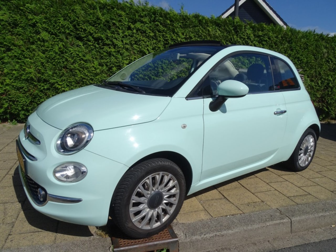 Fiat 500 - 500C 1.2 LOUNGE-Navi-Blth-Cruise-Media-Pdc - AutoWereld.nl