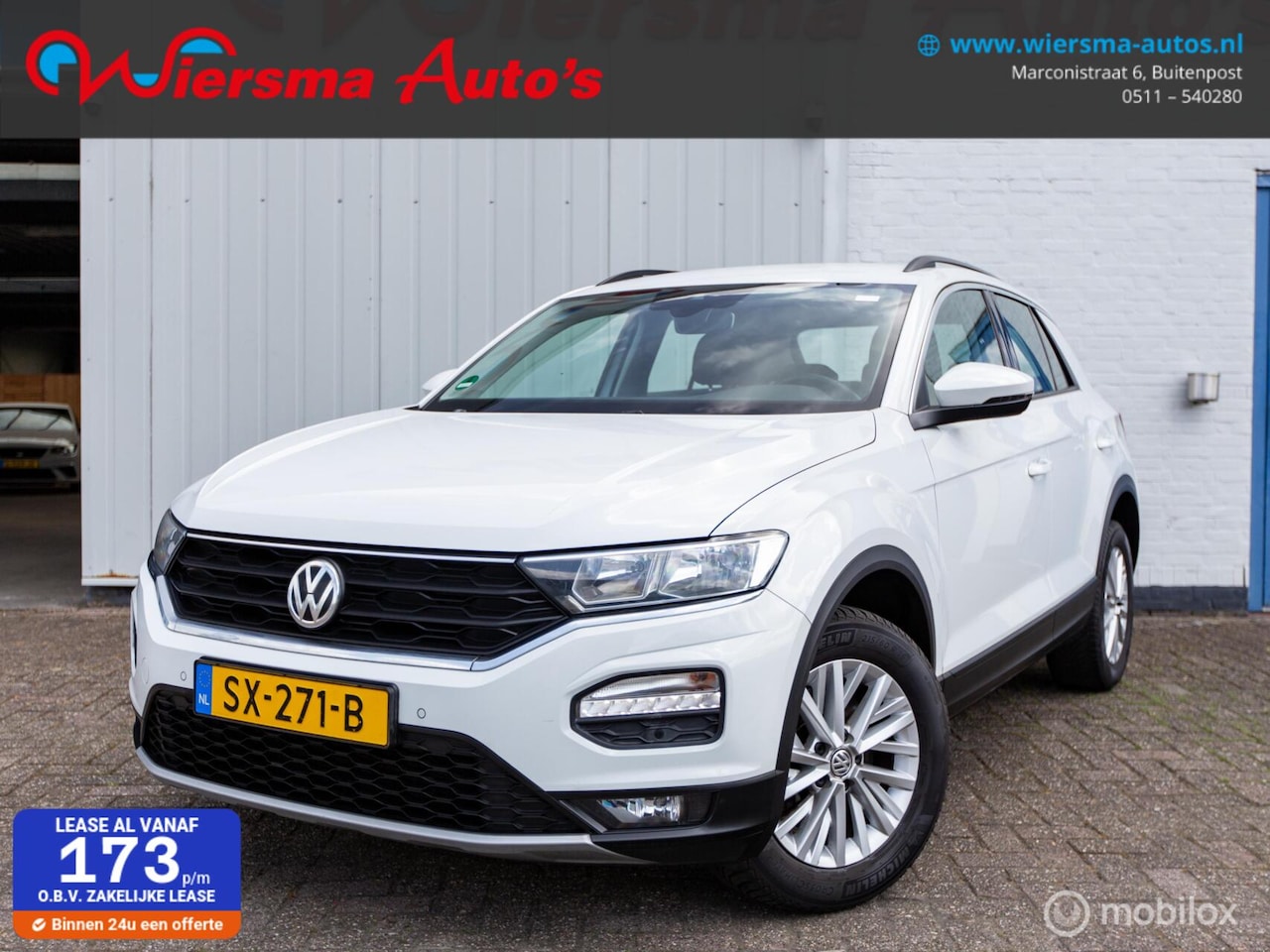 Volkswagen T-Roc - 1.0 TSI Style|Org.NL|Afleverklaar|Carplay|LED|PDC|Airco|Geen bijkomende kosten! - AutoWereld.nl