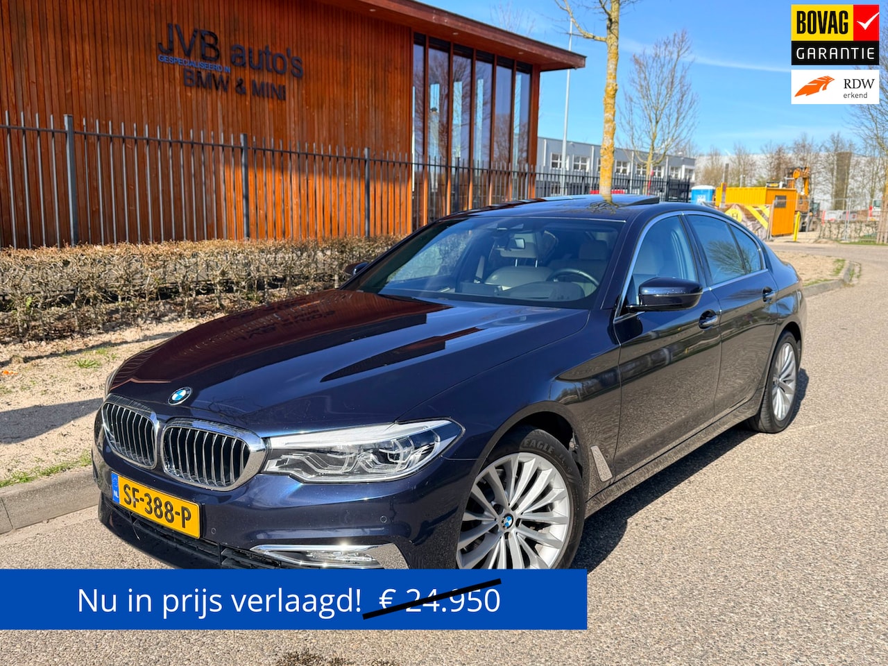 BMW 5-serie - 520i High Executive 520i High Executive, schuifdak, comfortstoelen, Adaptive LED - AutoWereld.nl