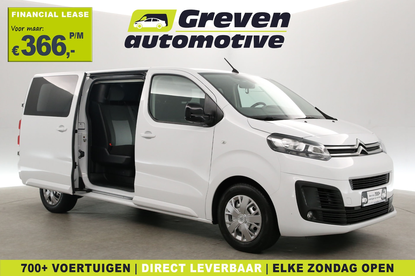 Citroën Jumpy - 2.0 BlueHDI 145PK L3H1 | DC | 6 Zits | Airco | Cruise | Trekhaak | Carplay | Navi - AutoWereld.nl
