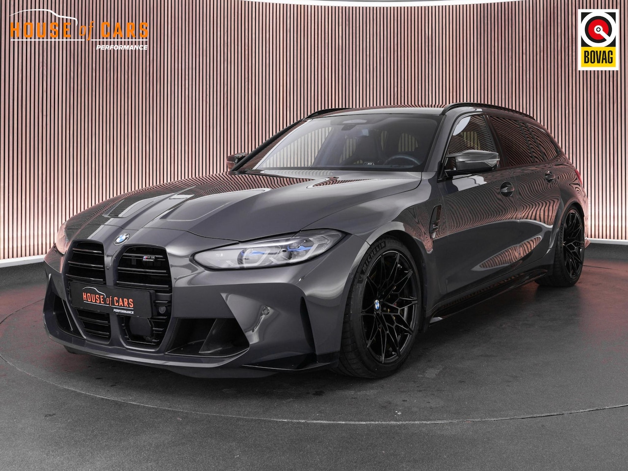 BMW 3-serie Touring - M3 510pk xDrive Competition |R44 custom uitlaat|MSS verlagingsset|keramisch|carbon bucket' - AutoWereld.nl
