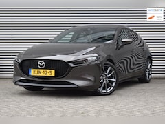 Mazda 3 - 3 2.0 e-SkyActiv-G M-Hybrid 180-PK, Airco, Ecc, Cruise, Navi, Camera, Leder