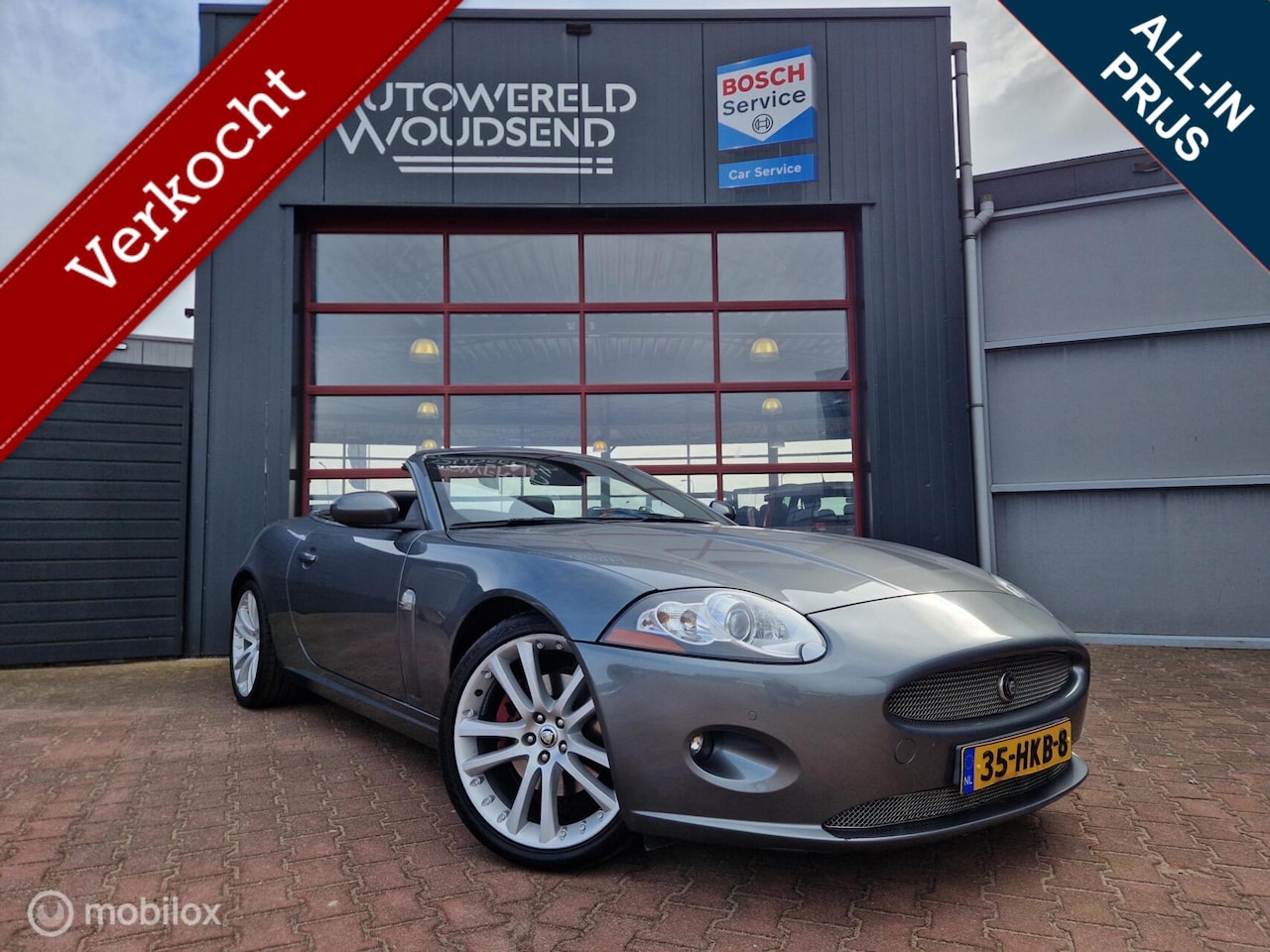 Jaguar XK - 4.2 V8 Convertible |ECC|NAVI|KEURIG ONDERHOUDEN|PDC|CR CONTROL|LEER - AutoWereld.nl
