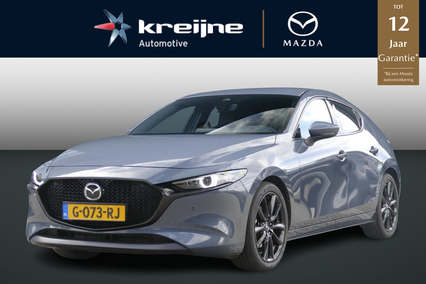 Mazda 3 - 2.0 e-SkyActiv-X M Hybrid 180 Luxury | Trekhaak | Lederen Bekleding | Bose Audio | RIJKLAA - AutoWereld.nl