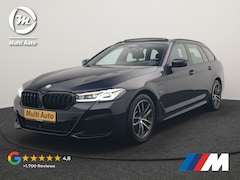 BMW 5-serie Touring - 530e M Sport PHEV 293pk Dealer O.H. | Trekhaak Af Fabriek | Panodak | Head Up | Adaptive C