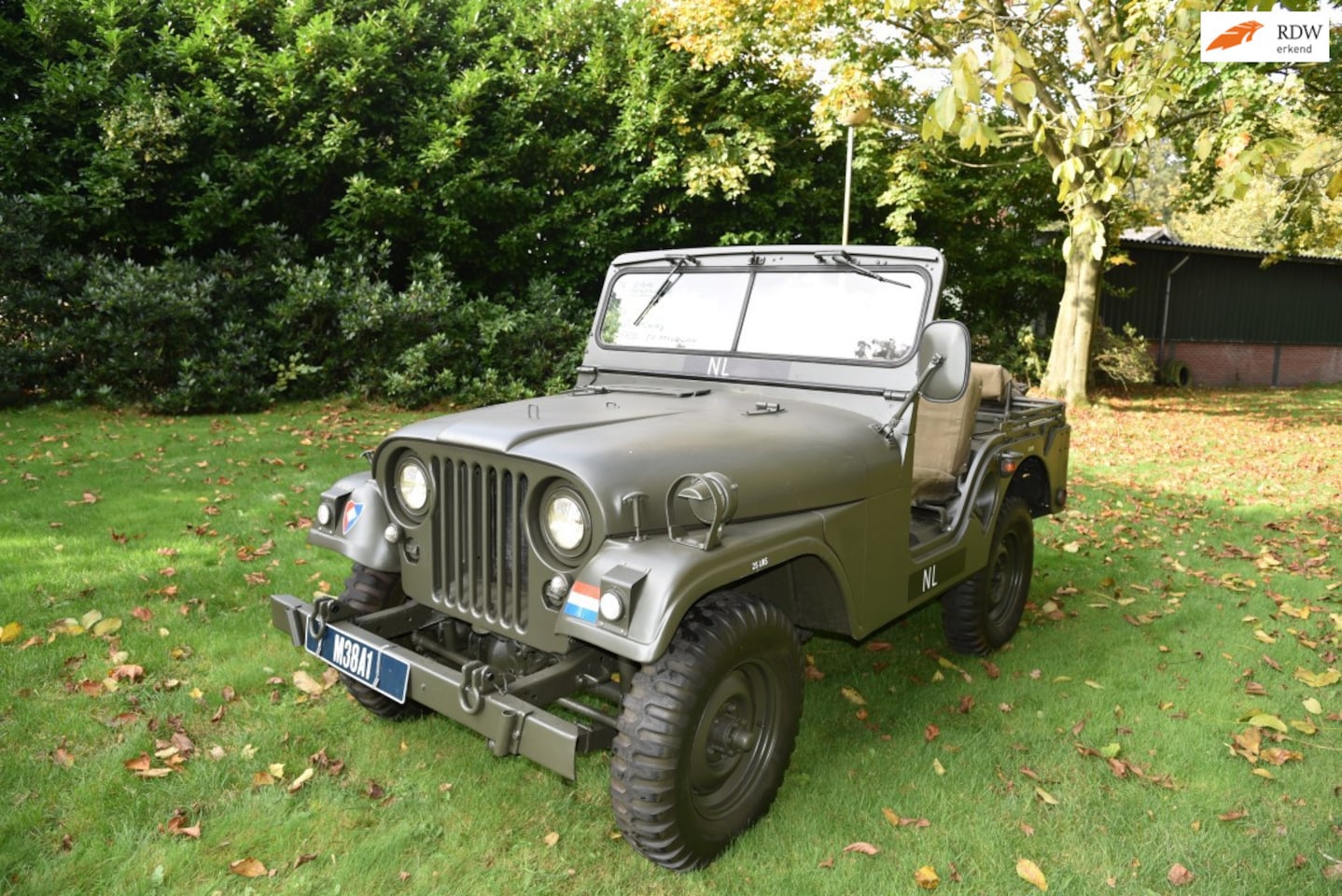 Jeep Nekaf - Willys M38a1 1956 op domeinpapieren - AutoWereld.nl