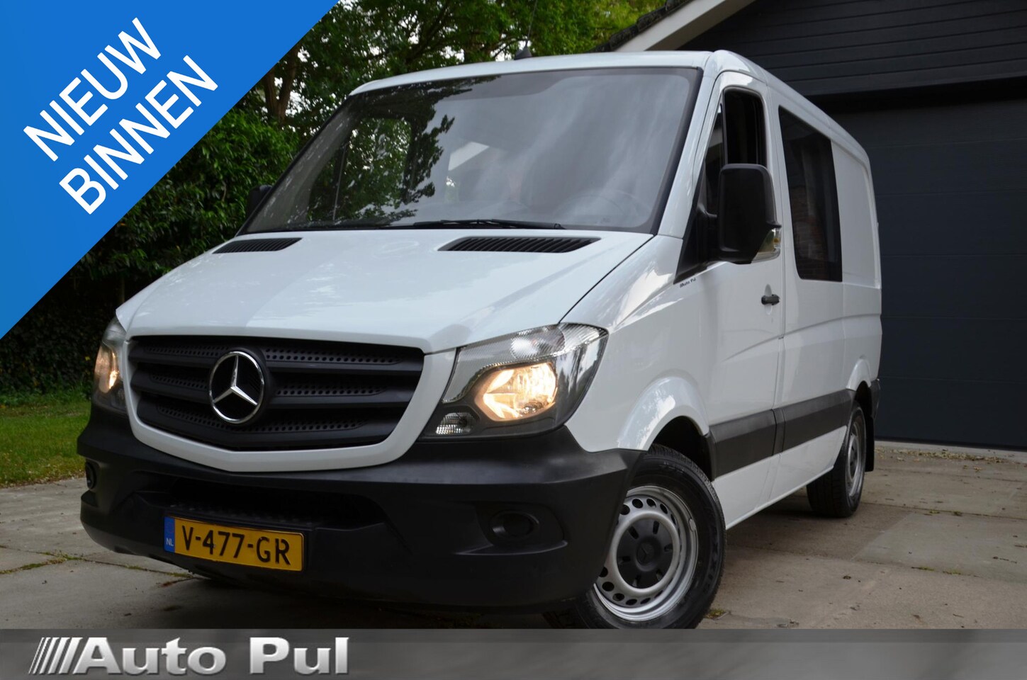 Mercedes-Benz Sprinter - 313 CDI L1 H1 Dubbele Cabine 6-Persoons/Airco/Trekhaak - AutoWereld.nl