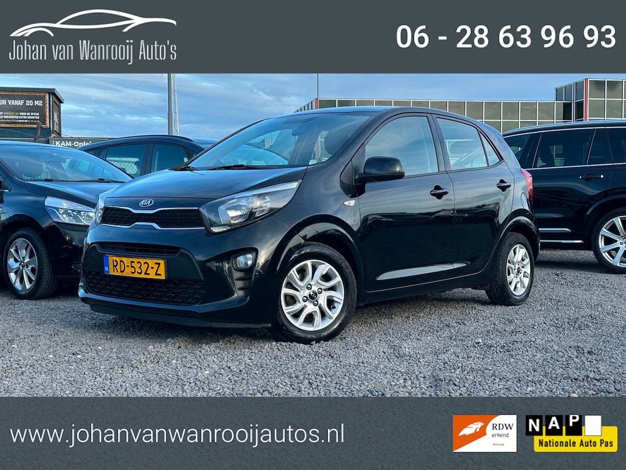 Kia Picanto - 1.0 CVVT ComfortPlusLine Navigator/CAMERA/NAVI/NW APK - AutoWereld.nl