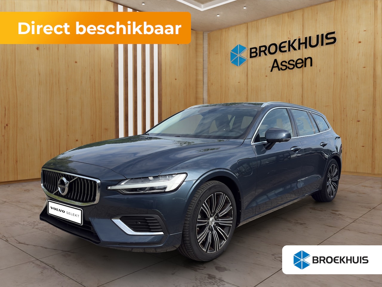 Volvo V60 - 2.0 T8 Recharge AWD Inscription | BLIS | Panoramadak | Carplay | Cruise control | Harman k - AutoWereld.nl