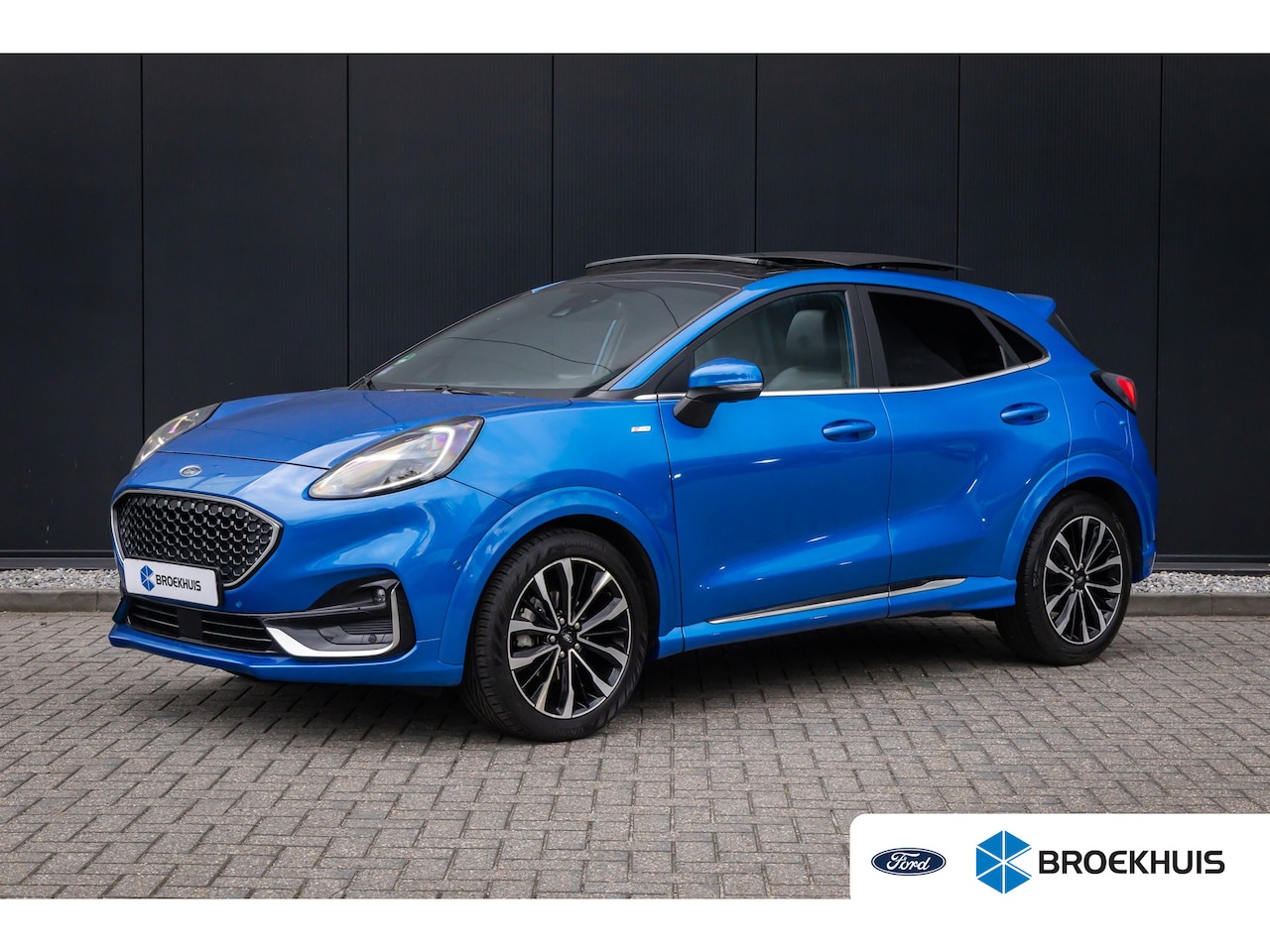 Ford Puma - 1.0 EcoBoost Hybrid Vignale | 100% dealer o.h. | Panoramadak | Full LED | Adaptieve cruise - AutoWereld.nl