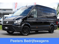 Volkswagen Crafter - 35 2.0 TDI L3H3 Black Edition Camera, Cruise, Carplay, Trekhaak, 177pk, Multimedia, Geveer