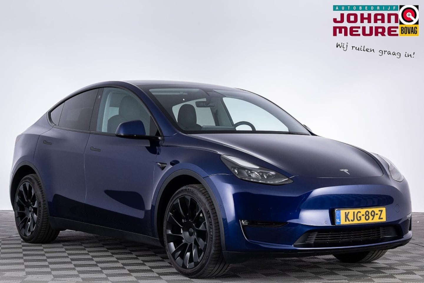 Tesla Model Y - Long Range AWD 75 kWh *SOH 94%* LEDER | PANORAMADAK . - AutoWereld.nl