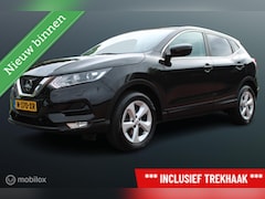 Nissan Qashqai - 1.2 N-Connecta Automaat, Trekhaak, Pdc voor + achter + camera, Cruise, Clima, Donker glas,