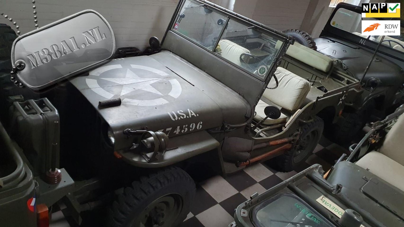 Willys MB - Jeep 1942 - Hotchkiss M201 - AutoWereld.nl