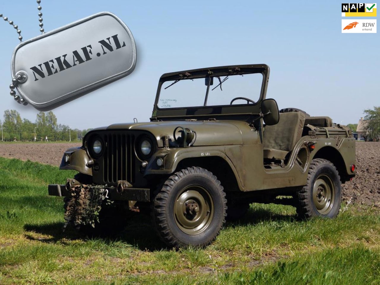 Jeep Nekaf - Willys M38a1 Puristen Jeep fm - AutoWereld.nl