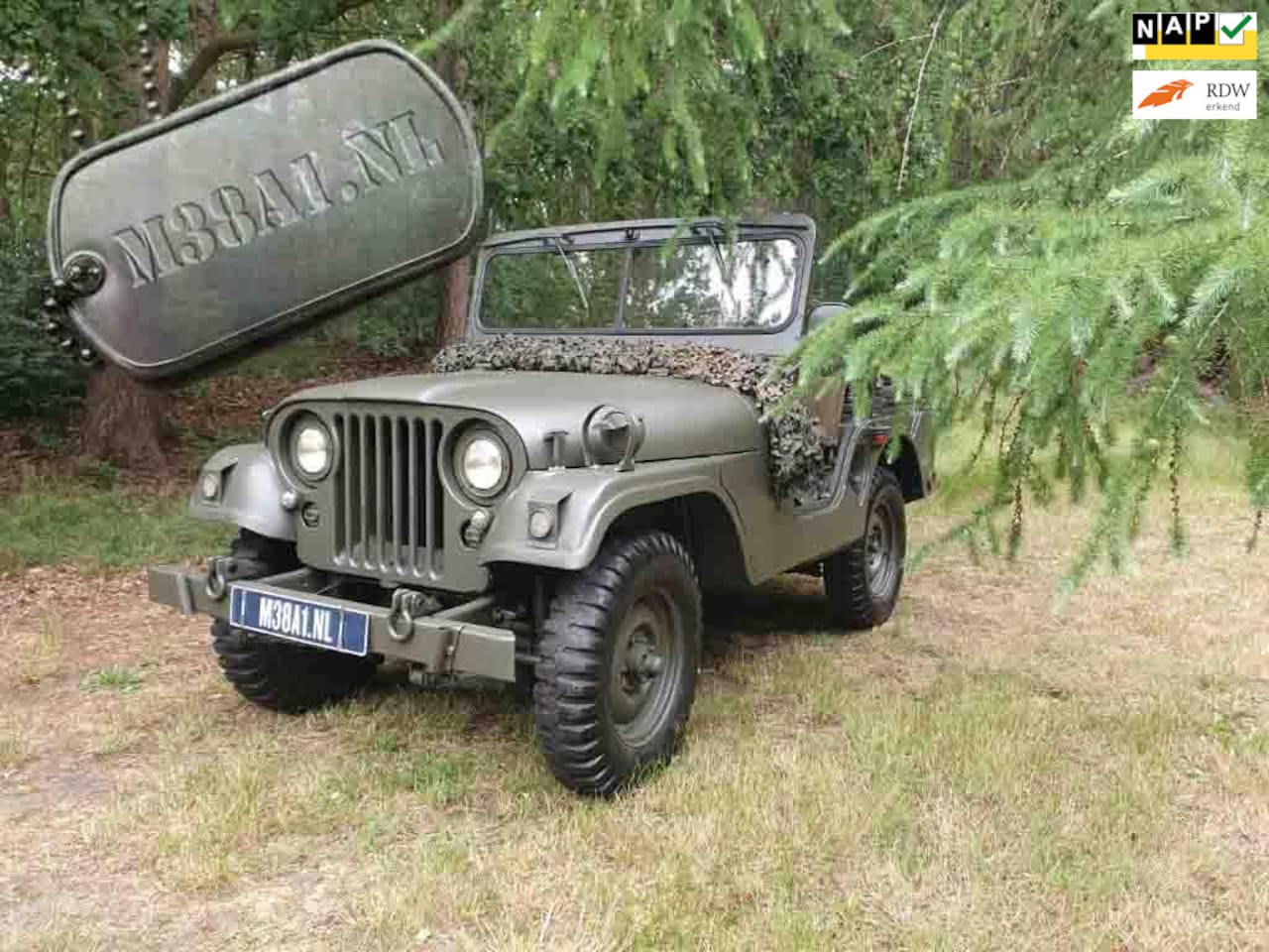 Jeep Nekaf - Willys M38a1 Full Matching Numbers - AutoWereld.nl