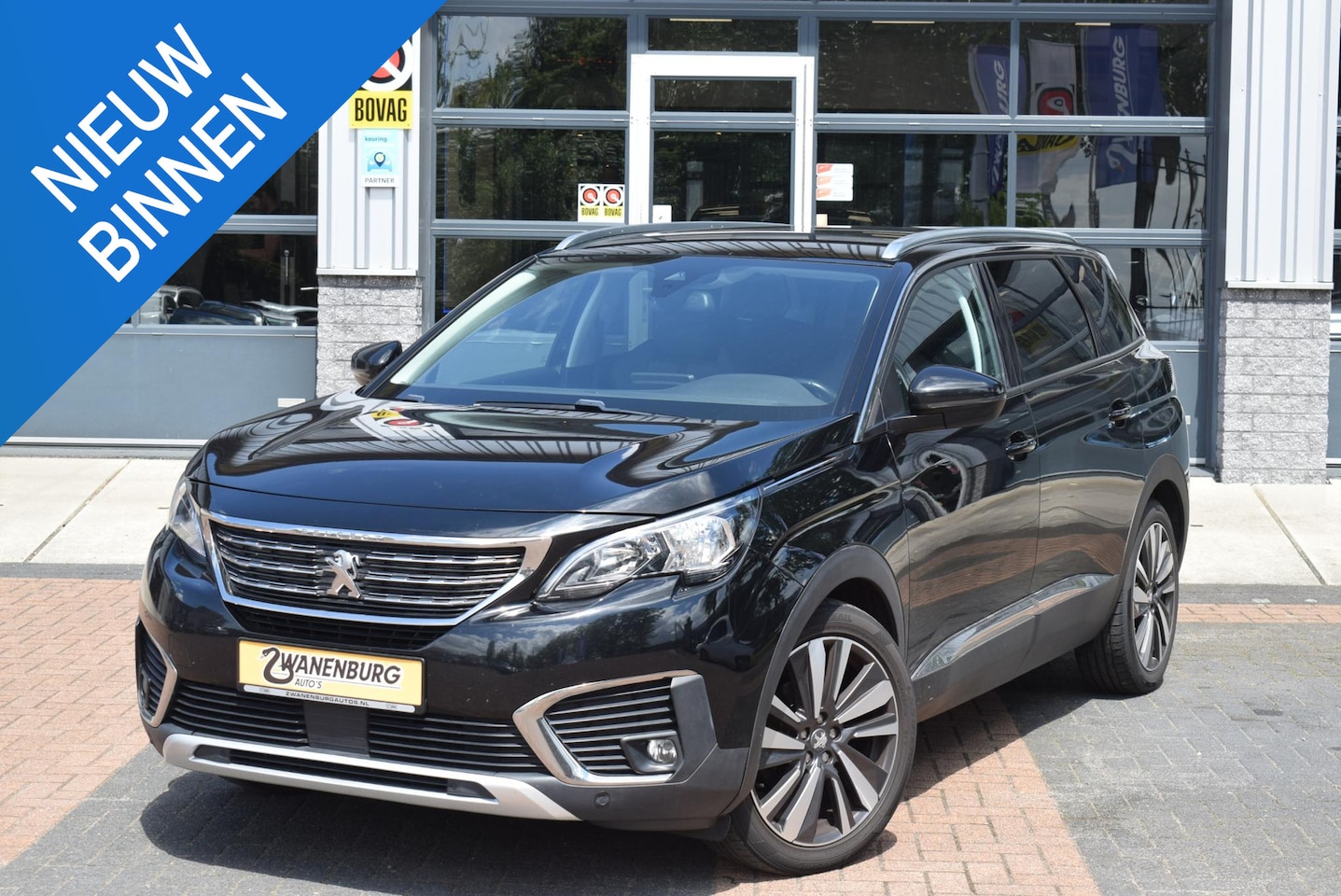 Peugeot 5008 - 1.2 PureTech Blue Lease Premium Airco, Navi, Cruise Control, Camera, Km 163500 !! - AutoWereld.nl
