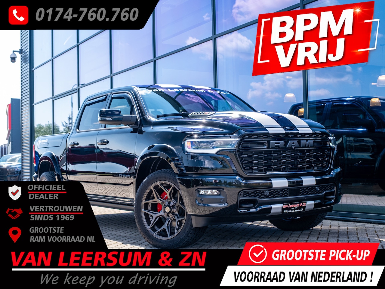 Dodge Ram 1500 - Limited XXL | Pano | H&K | 22" | Flares | Passenger screen - AutoWereld.nl