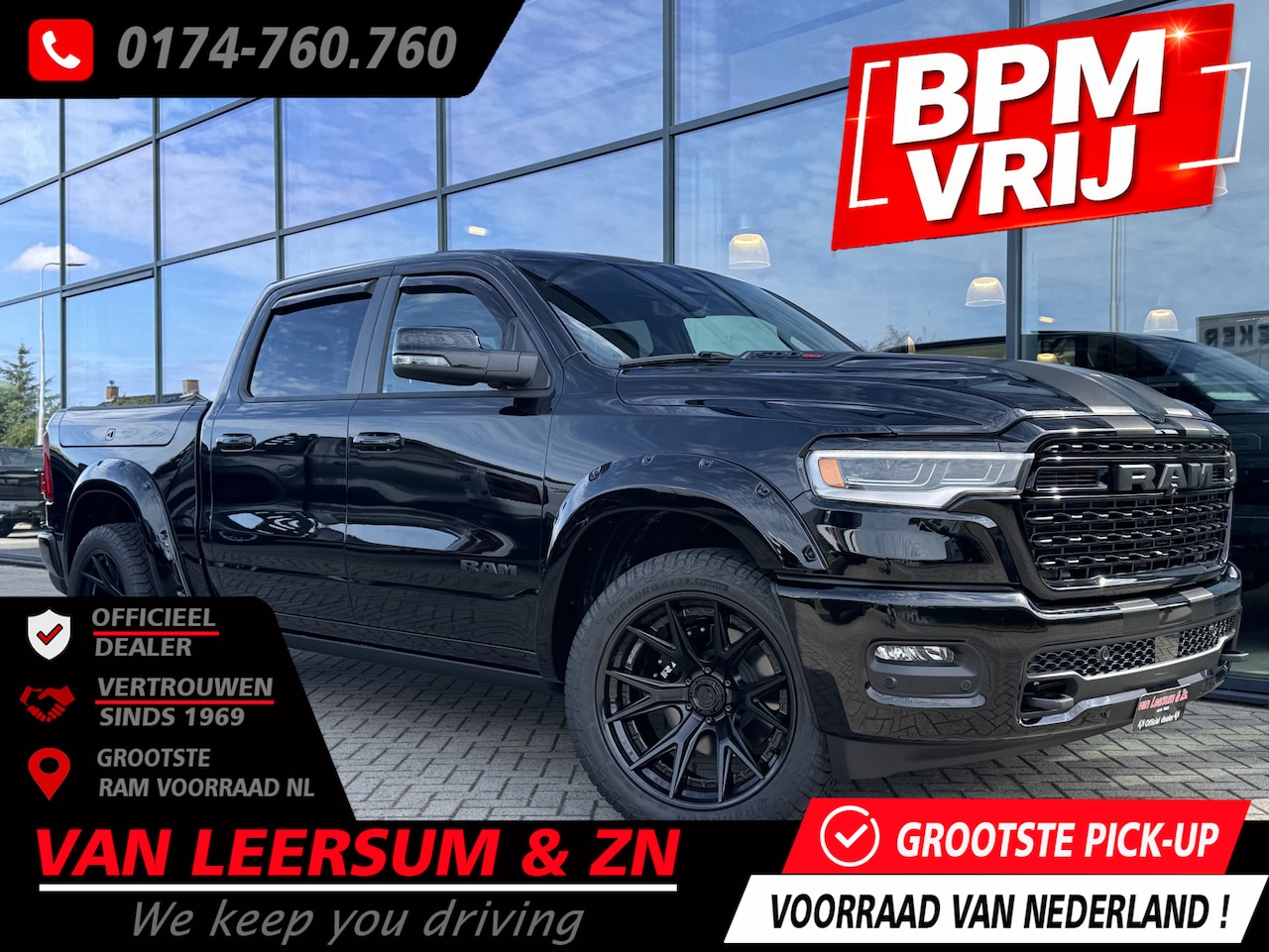 Dodge Ram 1500 - Limited XXL | Pano | H&K | 22" | Flares | Passenger screen - AutoWereld.nl