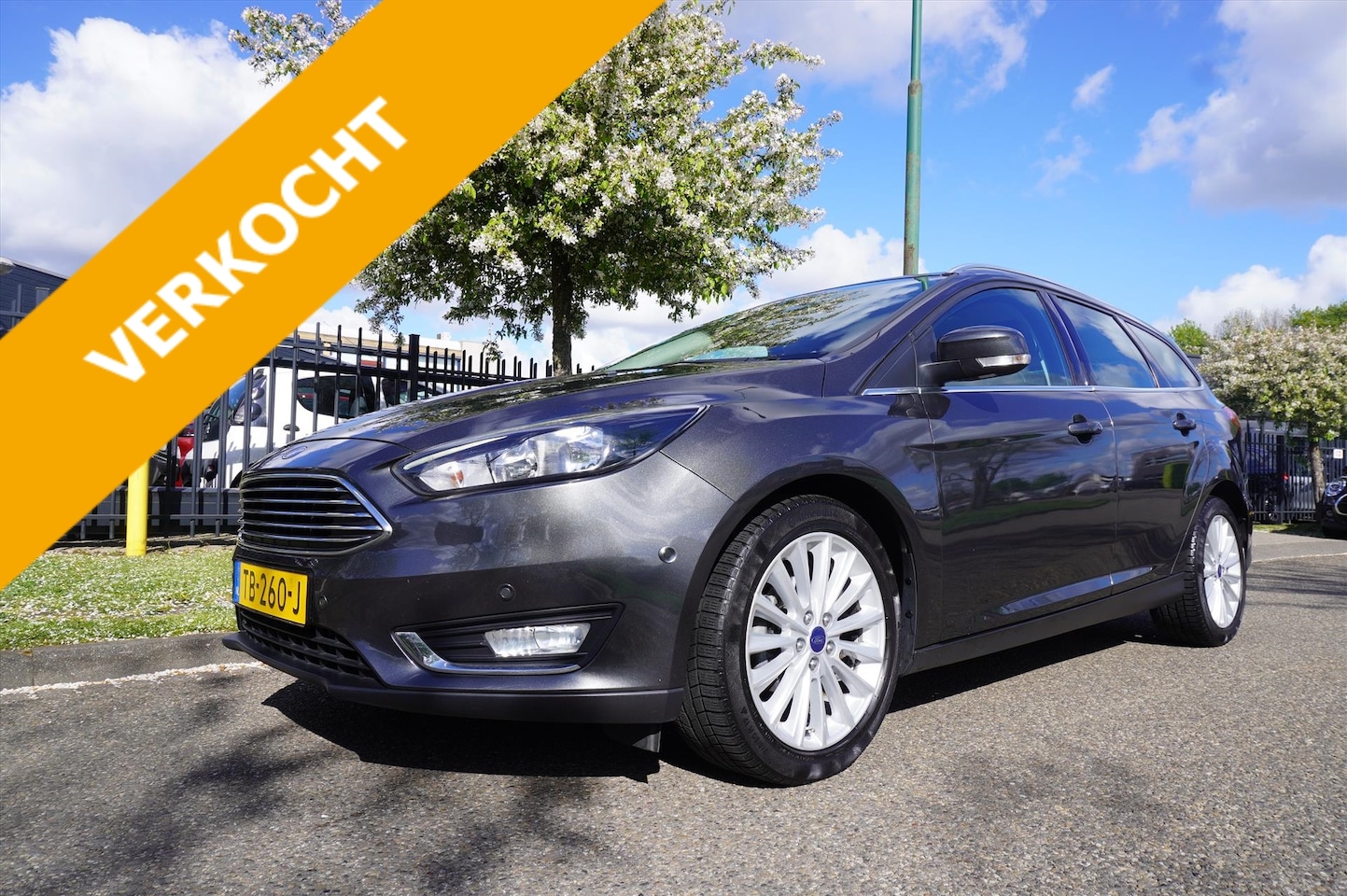 Ford Focus Wagon - 1.0 EcoBoost 125pk Titanium Clima Navi LM Thaak Mooi - AutoWereld.nl