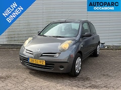 Nissan Micra - 1.2 Visia , AIRCO, ELECTR RAMEN, PARROT, GOED ONDERHOUDEN, BOEKJES AANWEZIG, RIJDT GOED, D