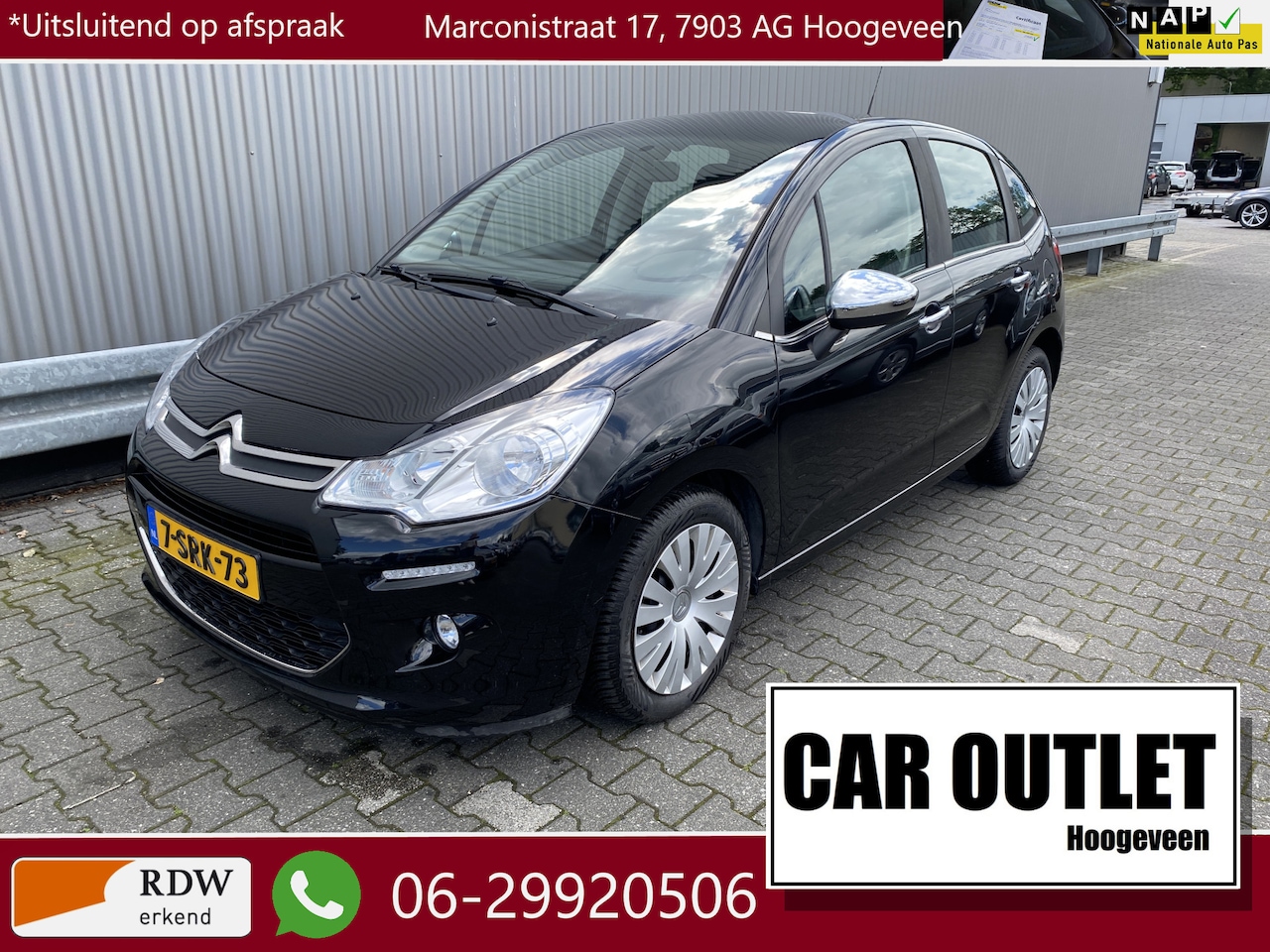 Citroën C3 - 1.2 VTi Collection 78Dkm.NAP, AUTOMAAT, Clima, Navi, Pano, CC, PDC, nw. APK – Inruil Mogel - AutoWereld.nl