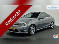 Mercedes-Benz C-klasse Coupé - 180 Ambition|Pano|Leer|Trekhaak|Cruise|NAP|