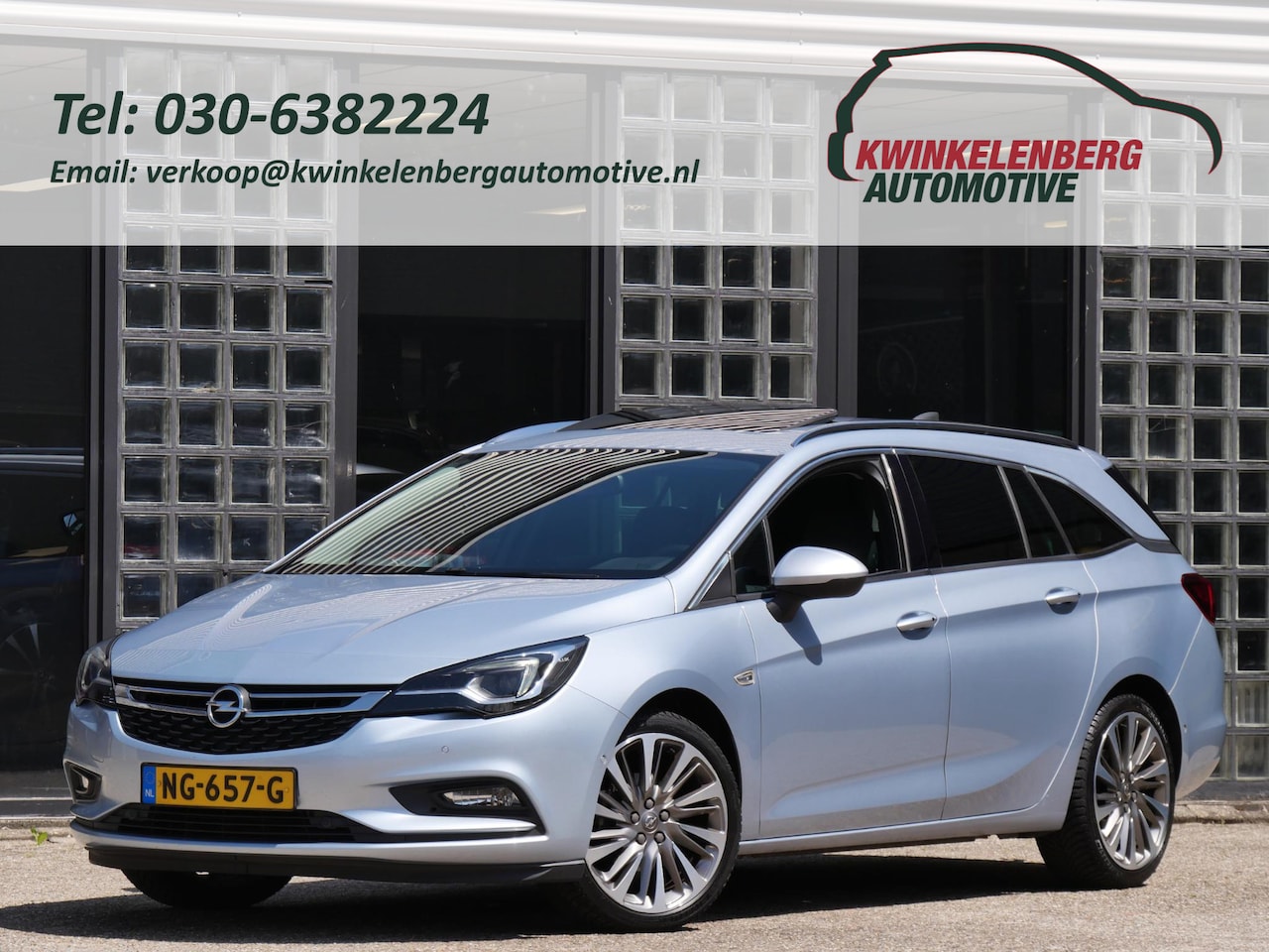 Opel Astra Sports Tourer - ST 1.4T INNOVATION/ SCHUIFDAK/ TREKHAAK/ BLIS/ CAMERA/ PDC V+A/ ALL-SEASON - AutoWereld.nl