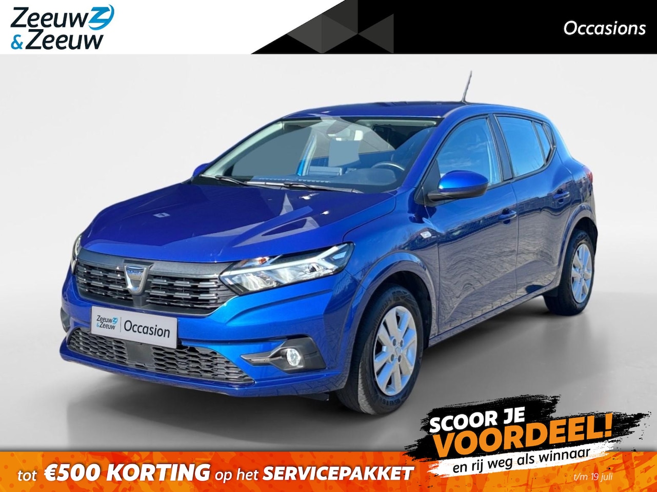 Dacia Sandero - 90PK TCe Comfort | Apple CarPlay/Android Auto | Airco | Cruise Control | Full LED | Armste - AutoWereld.nl