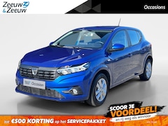 Dacia Sandero - 90PK TCe Comfort | Apple CarPlay/Android Auto | Airco | Cruise Control | Full LED | Armste