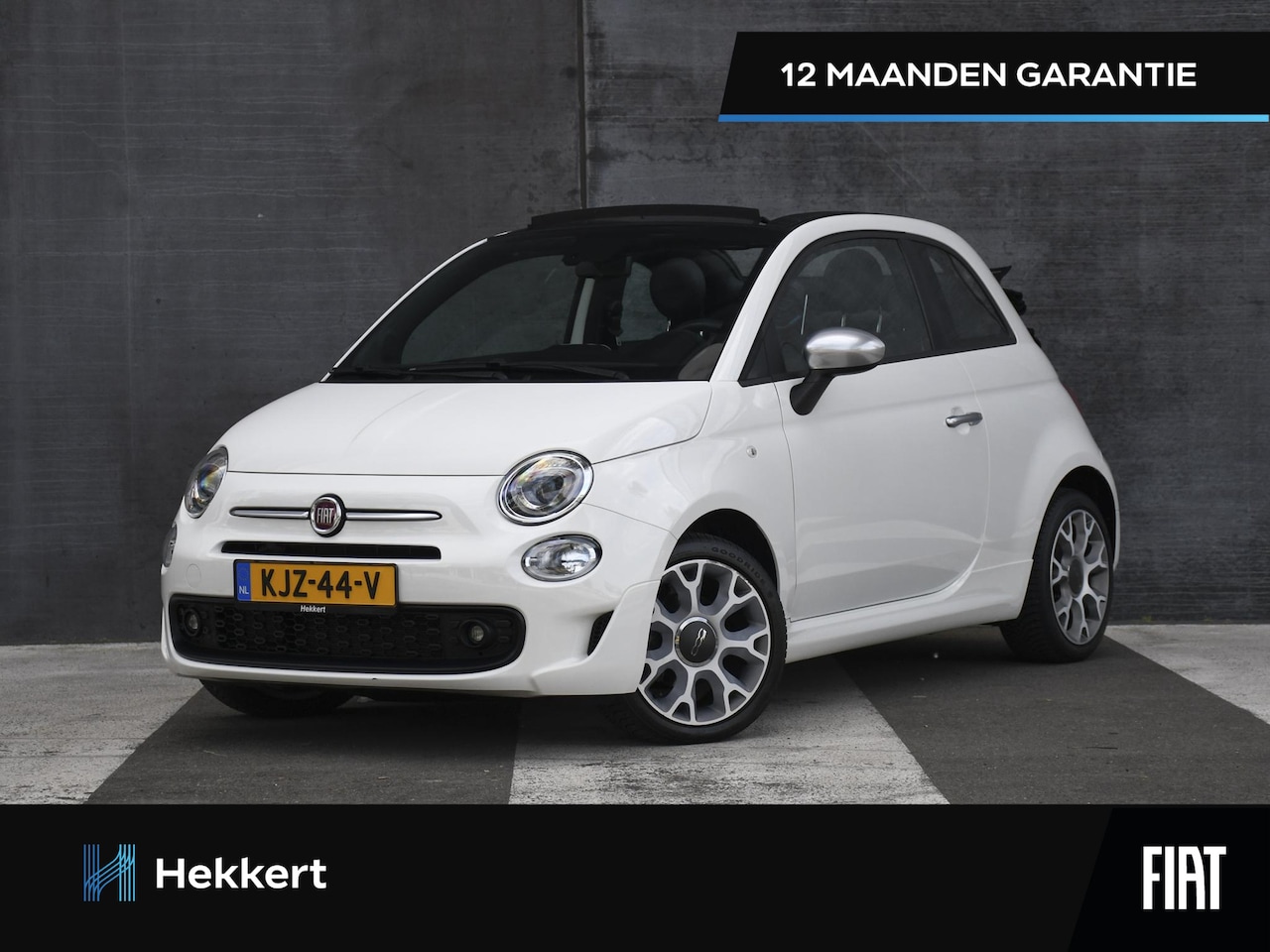 Fiat 500 C - Sport 1.0 Hybrid 70pk 16''LM | CRUISE.C | DAB | AIRCO | PDC ACHTER | 12 MND GARANTIE - AutoWereld.nl