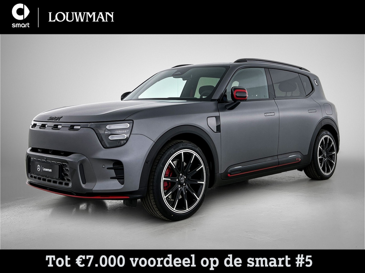 Smart #5 - Brabus 100 kWh | Adapt. cruise control | Panoramisch dak | Warmtepomp | CyberSparksLED+ | - AutoWereld.nl