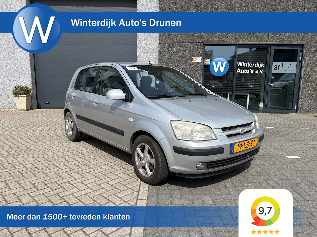 Hyundai Getz - 1.3i GLS Automaat / 5Deuren / Airco ijskoud - AutoWereld.nl