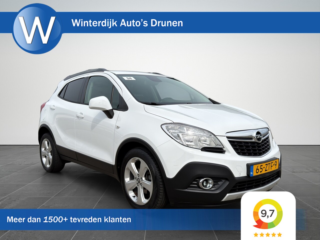 Opel Mokka - 1.4 T Cosmo 4x4 Clima|Stuurverwrm|Trekhaak|NAP - AutoWereld.nl
