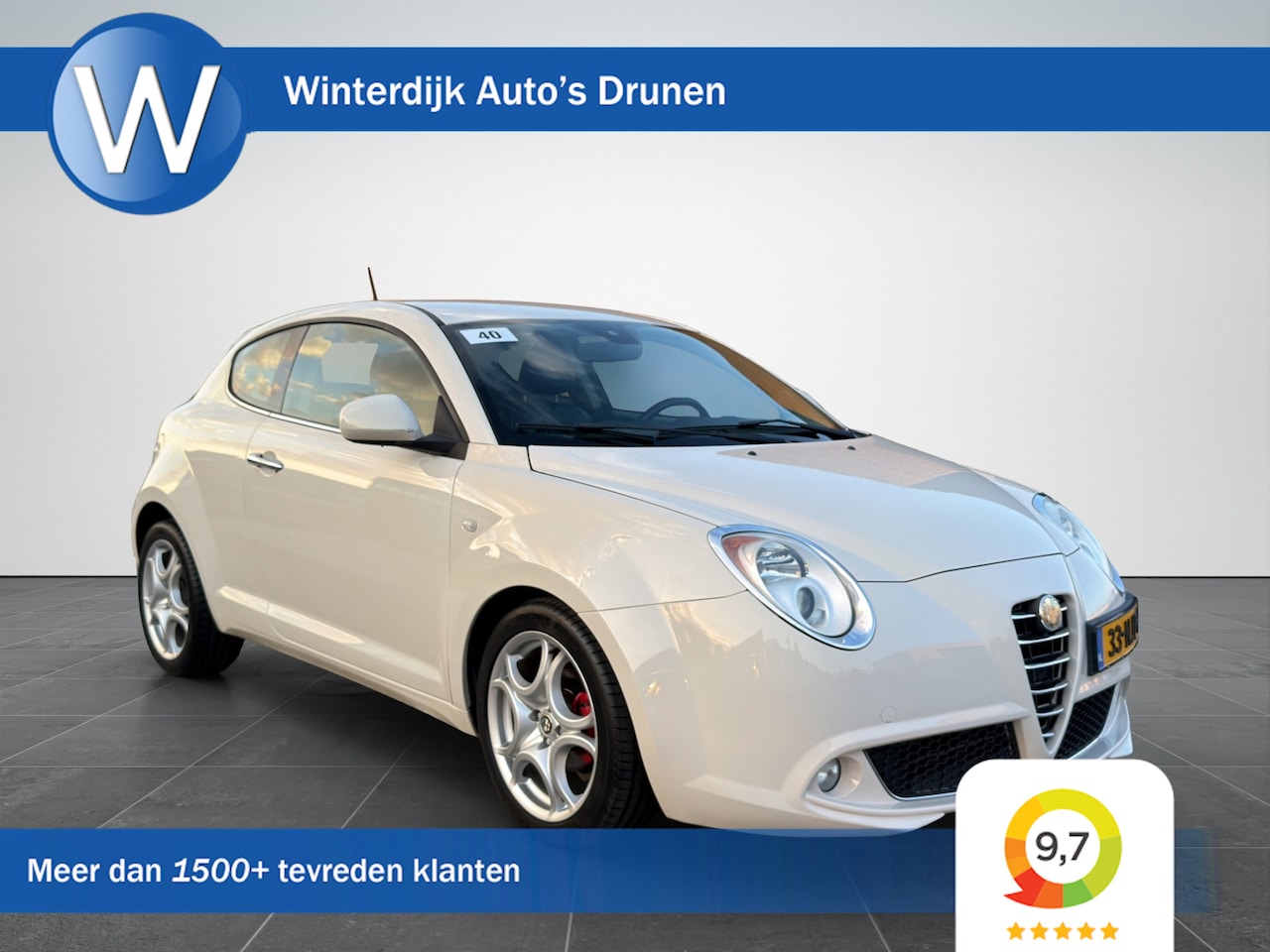 Alfa Romeo MiTo - 1.4 Centenario Clima|Cruise|Leder|NAP - AutoWereld.nl