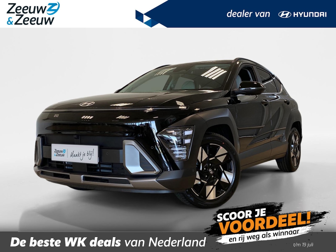 Hyundai Kona - 1.6 HYBRID | PREMIUM | AUTOMAAT | DIRECT LEVERBAAR | - AutoWereld.nl