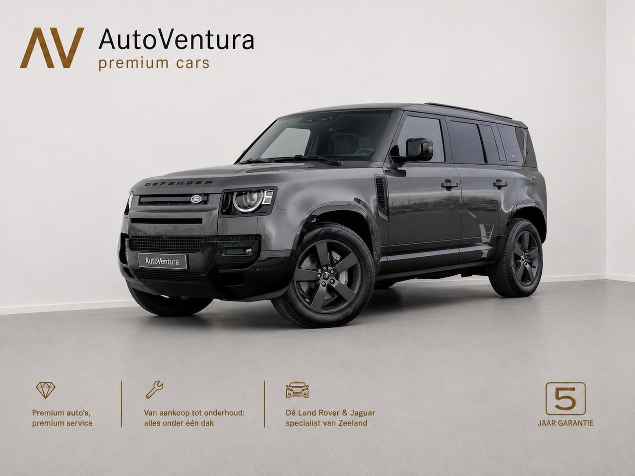 Land Rover Defender 110 - 2.0 P300e 110 X-Dynamic l 6 Persoons l Schuif- /kantel Pano  l Adapt. Cruise l Black Pack - AutoWereld.nl