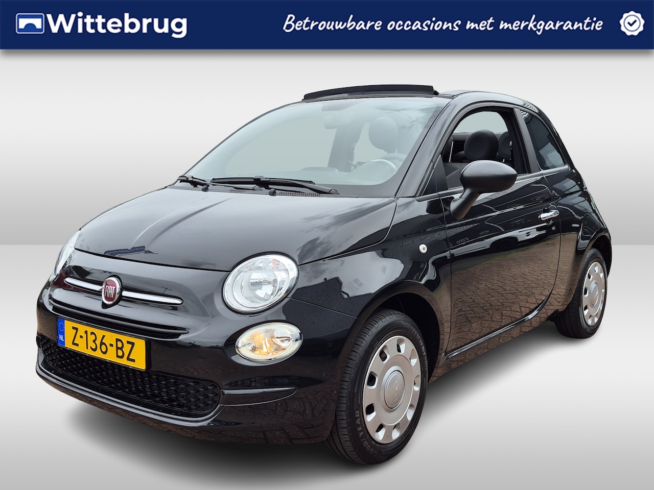 Fiat 500 C - 1.0 Hybrid Cult | Airco | Bluetooth | Cabriodak | Lage Kilometerstand!! - AutoWereld.nl